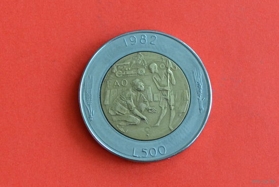 Сан-Марино 500 лир 1982 с 1 руб