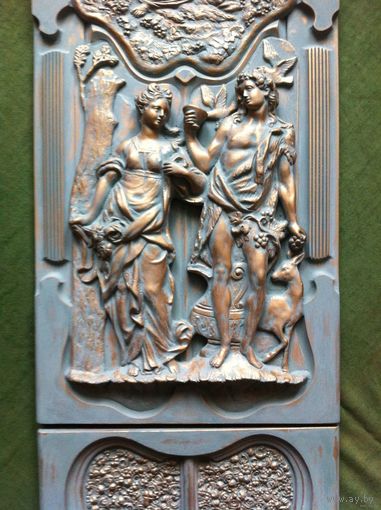 - Барельеф-Фасад БОГ ЗЕМЛИ И ПЛОДОРОДИЯ Накладки на двери Панно 2 части