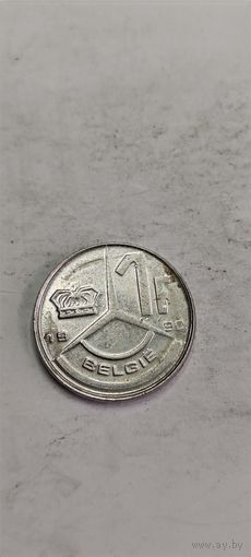 Бельгия 1 франк 1990