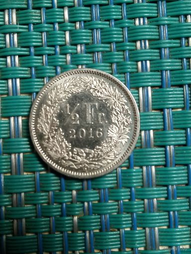 1/2 франка 2016 Швейцария