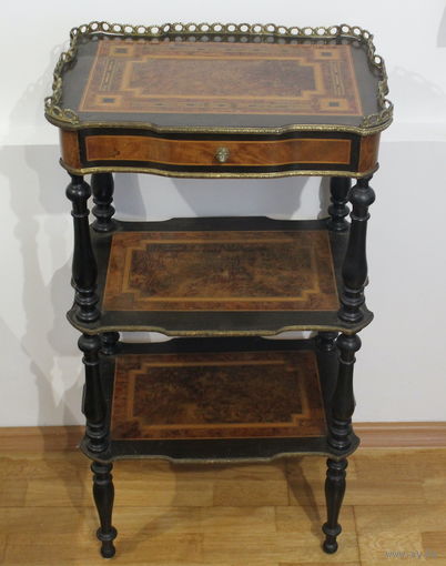 СТОЛИК ЭТАЖЕРКА ФРАНЦИЯ стиль НАПОЛЕОН III XIX век