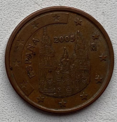Испания 5 евроцентов 2005 г. Цена за 1 шт.