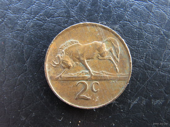 ЮАР. 2 цента. 1983 . С 20 копеек. Распродажа коллекции. Смотрите другие лоты.