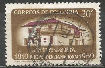 Колумбия. Дом Республики. 1960г. Mi#933.