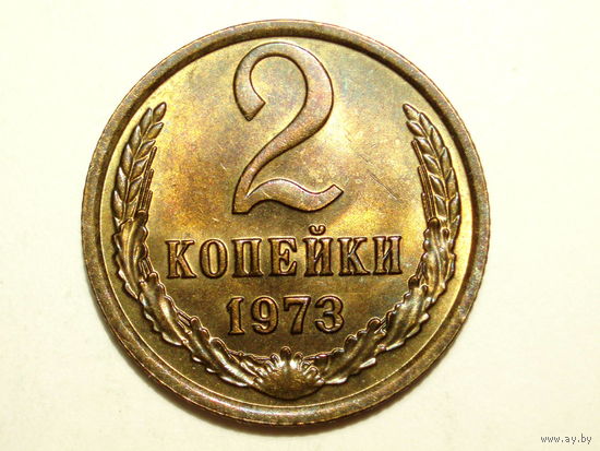 2 копейки 1973 UNC Супер!