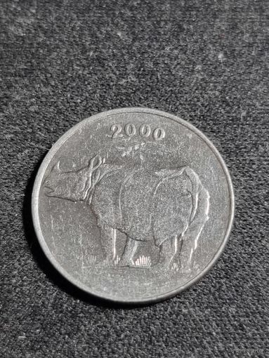 Индия 25 пайс 2000