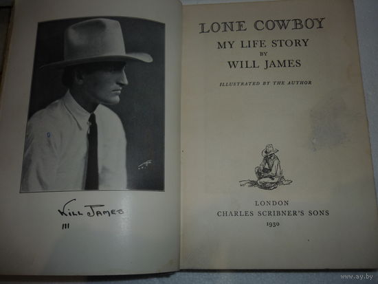 Книга Одинокий Ковбой 1930 г. Оригинал На Английском