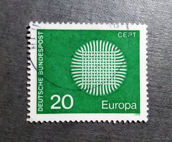 Марка Германия 1970 год Европа СЕРТ
