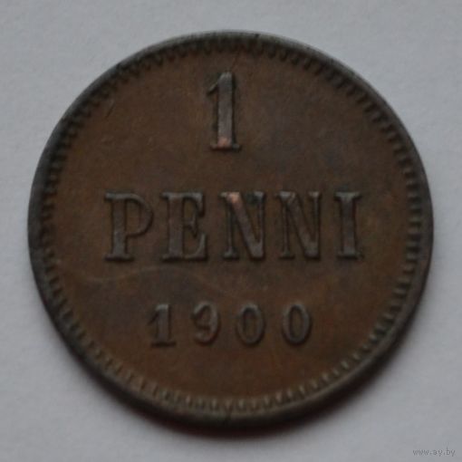 Финляндия, 1 пенни 1900 г.