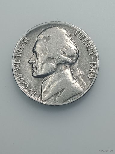 США 5 центов 1940 года .
