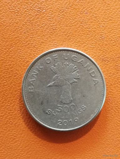 Уганда 500 шиллингов, 2019 год, KM# 69