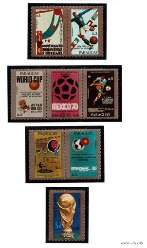 Парагвай-1977,(Мих.2974-2981) ** , Спорт, История ЧМ Футболу, (полная серия)