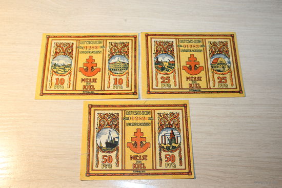 Нотгельды 1921 года, 3 шт.