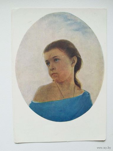Девочка в голубом платье. 1962 год