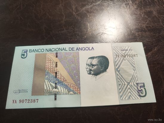 Ангола 5 кванза образца 2012 года AUNC p151