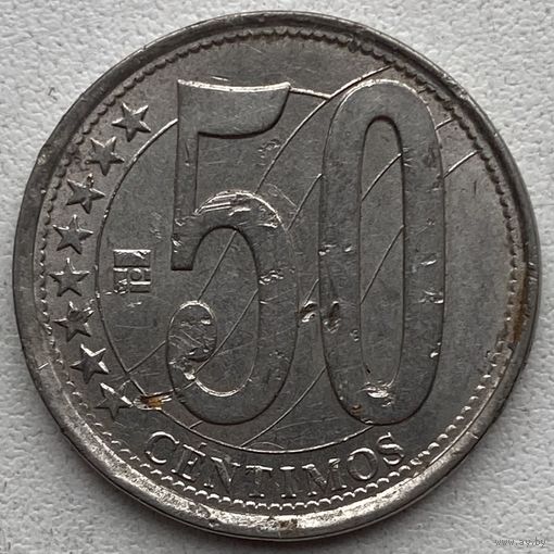 Венесуэла 50 сентимо 2007 г.