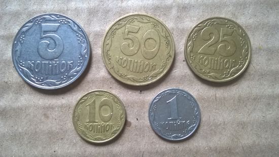 Монеты Украины.