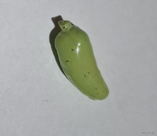 Елочная мини игрушка Огурец( стекло)