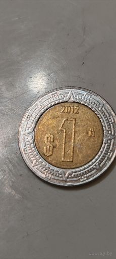 Мексика 1 песо 2012