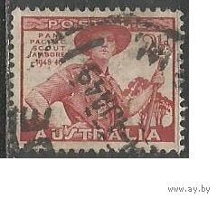 Австралия. Скаутский слёт. 1952г. Mi#223.