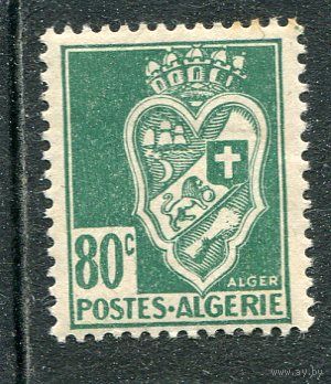 Французский Алжир. Стандарт. Герб города Алжир. 80с