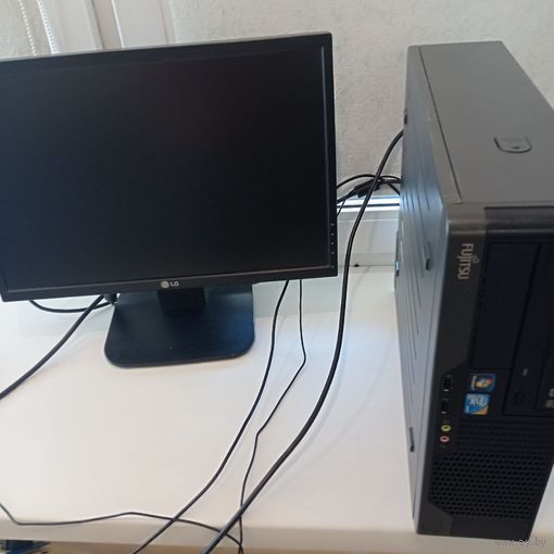Компьютер futgjitsu 3.3 Ггц, RAM 6Gb, HDD 250Gb, Win 10