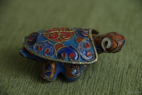 Шкатулка " Черепашка "   ( 4,7 х 7 )