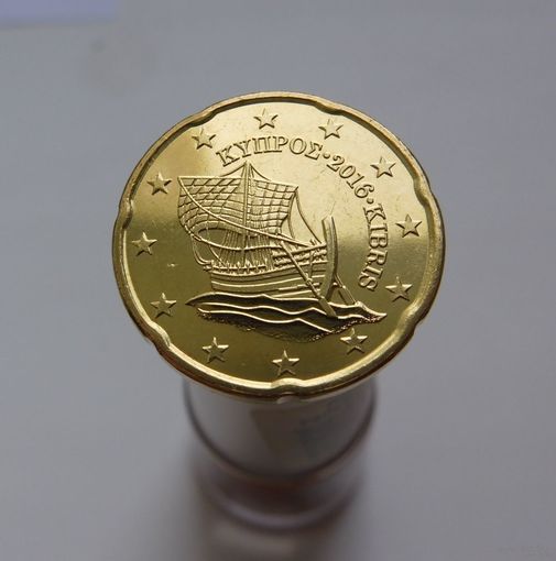 20 евроцентов 2016 Кипр UNC из ролла