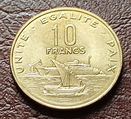 Джибути 10 франков, 2013    ( 2-1-8 )