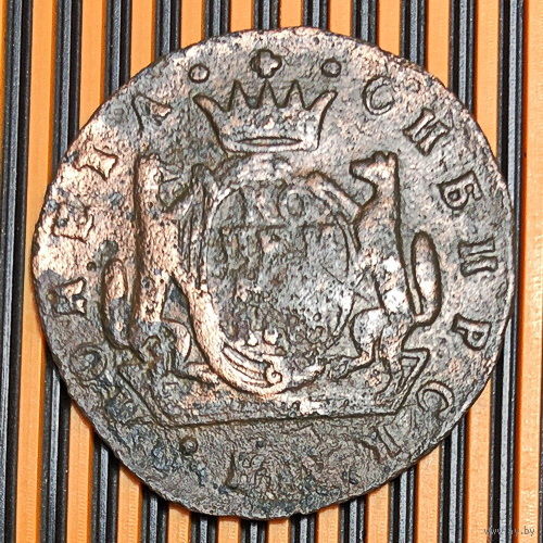 1 копейка. Сибирь 1778г. КМ. Cu. VF