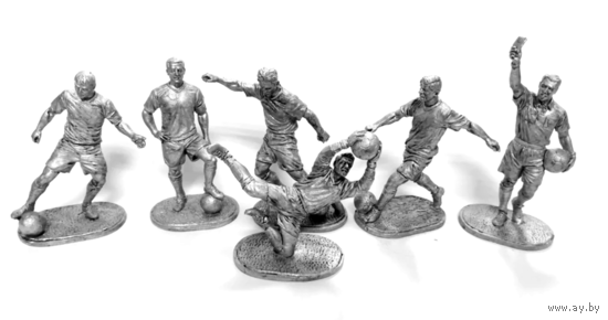 Статуэтки Футбол Футболисты Оловянный сплав