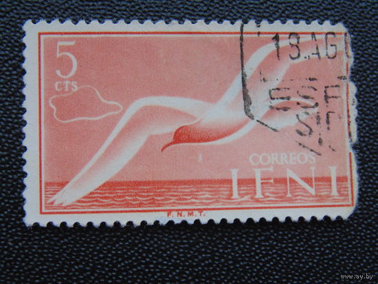 Испанская колония Ифни 1963 г. Чайка.