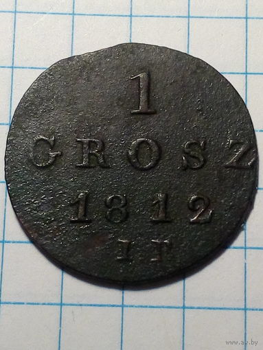 1 грош Герцогство Варшавское 1812 год