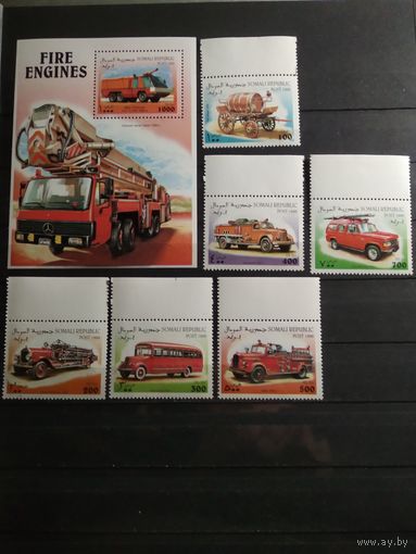 Сомали 1999 г. Пожарные автомобили.