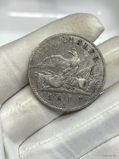 Талер 1817 Пруссия . с рубля ! без мц