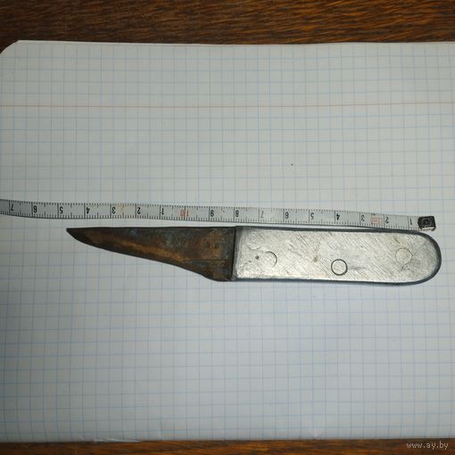 Медный нож с цифрами самодельный