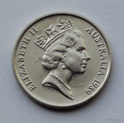 Австралия 5 центов. 1989 г.