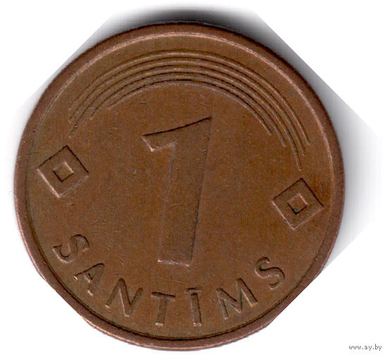 Латвия. 1 сантим. 1997 г.
