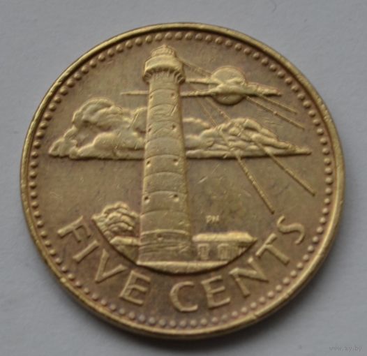 Барбадос, 5 центов 2004 г.