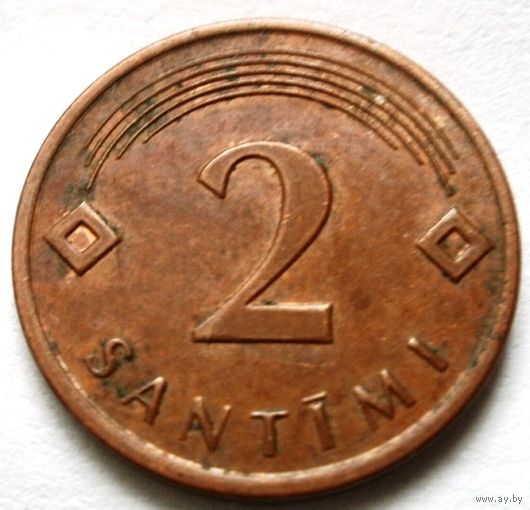 2 сантима 2009 Латвия