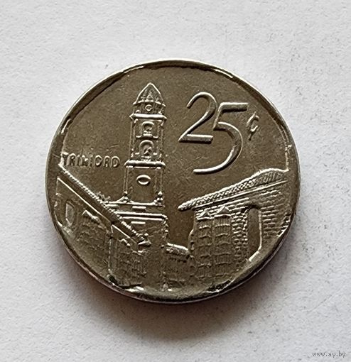 Куба 25 сентаво, 2003