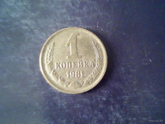 Монеты. СССР 1 Копейка 1981