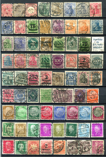 Рейх - 65+ марок - гашёные. #O-W-126-C-1