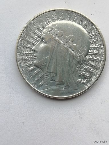5 злотых 1934год.Ядвига