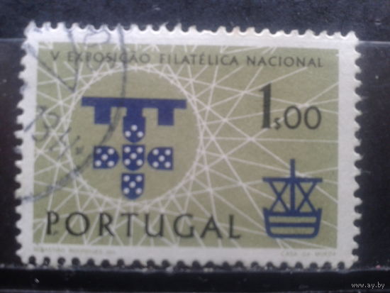 Португалия, 1960. 5-й выпуск национальной марки, герб Лиссабона