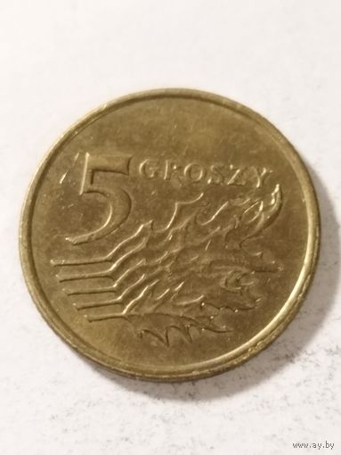 Польша 5 грош 2009