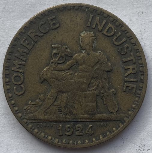 Франция 2 франка 1924 г.