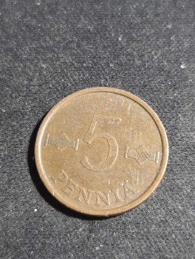 Финляндия 5 пенни 1963