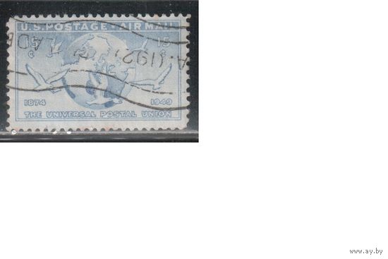 США-1949, (Мих.602), гаш. , Почтовый союз,Птицы,