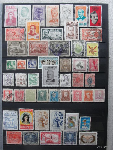 Продажа коллекции с 1 рубля! Культура и искусство на почтовых марках мира.